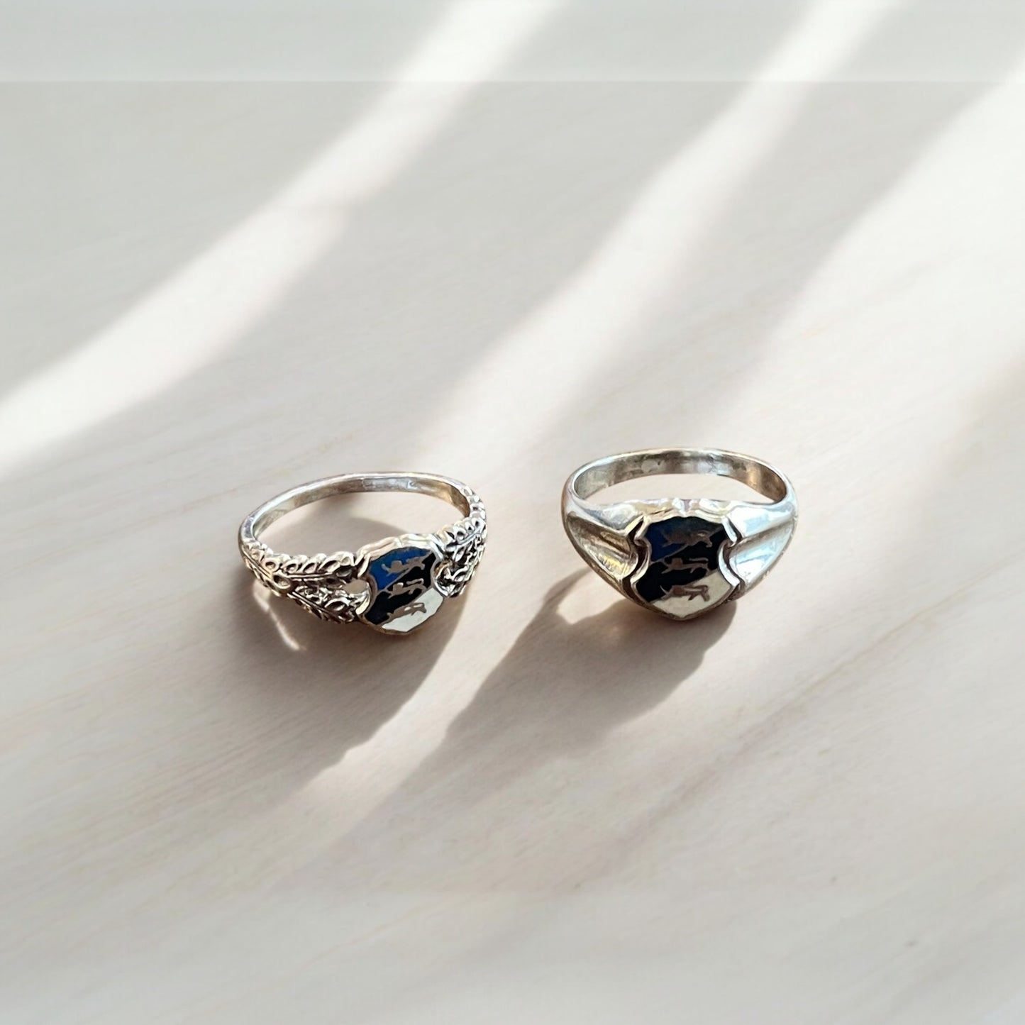 Estonian | Coat of Arms Men's Ring - 925 Sterling Silver