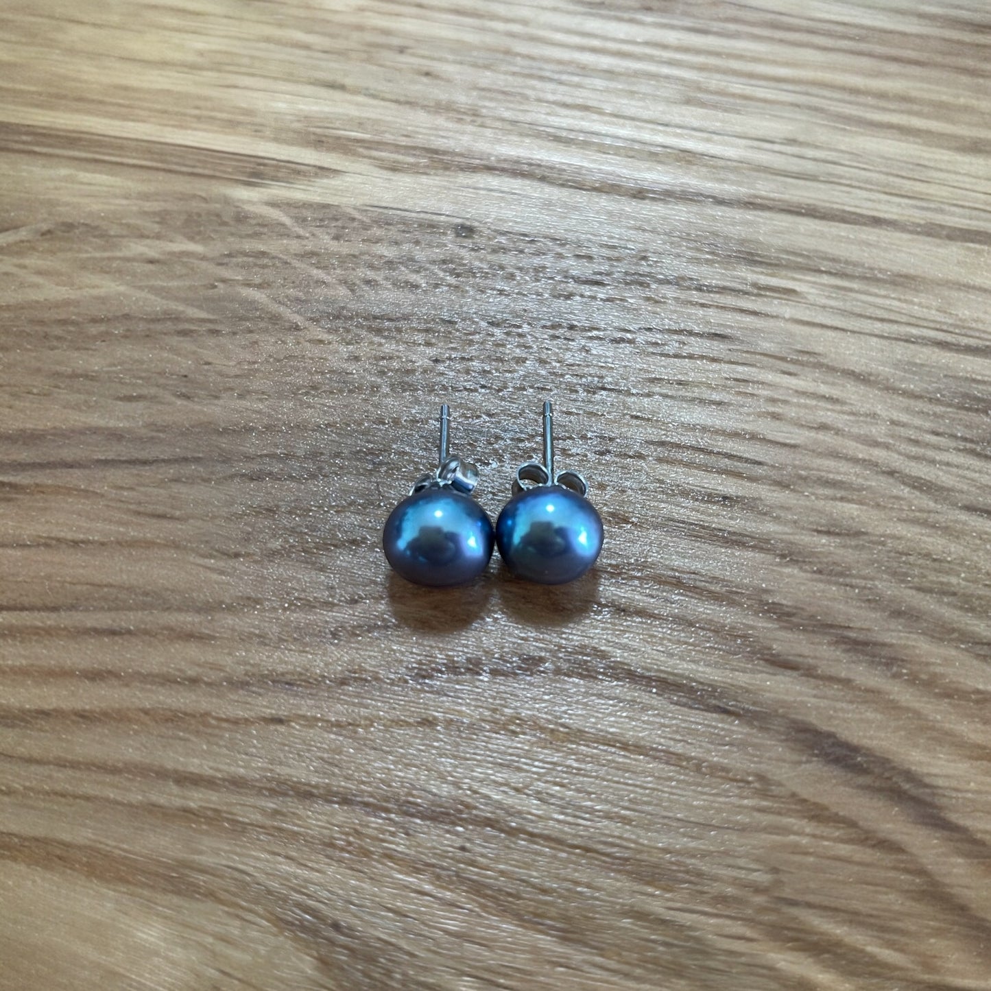 Cultured Pearl | 7mm Stud Earrings - 925 Sterling Silver