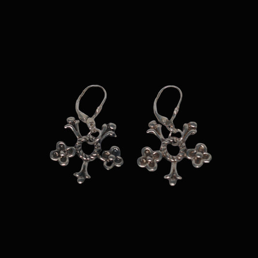 Estonian | Floral Earrings - 925 Sterling Silver