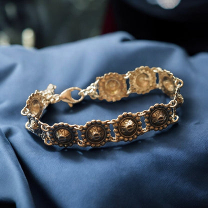Estonian | Shield Bracelet - Sterling Silver