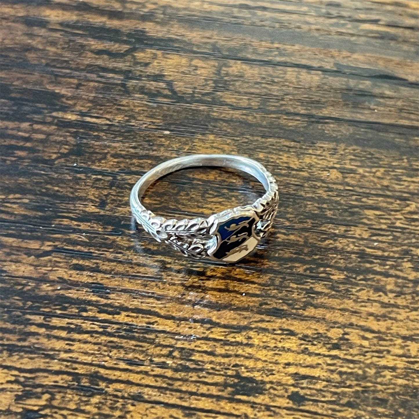 Estonian | Coat of Arms Ladies Ring - 925 Sterling Silver