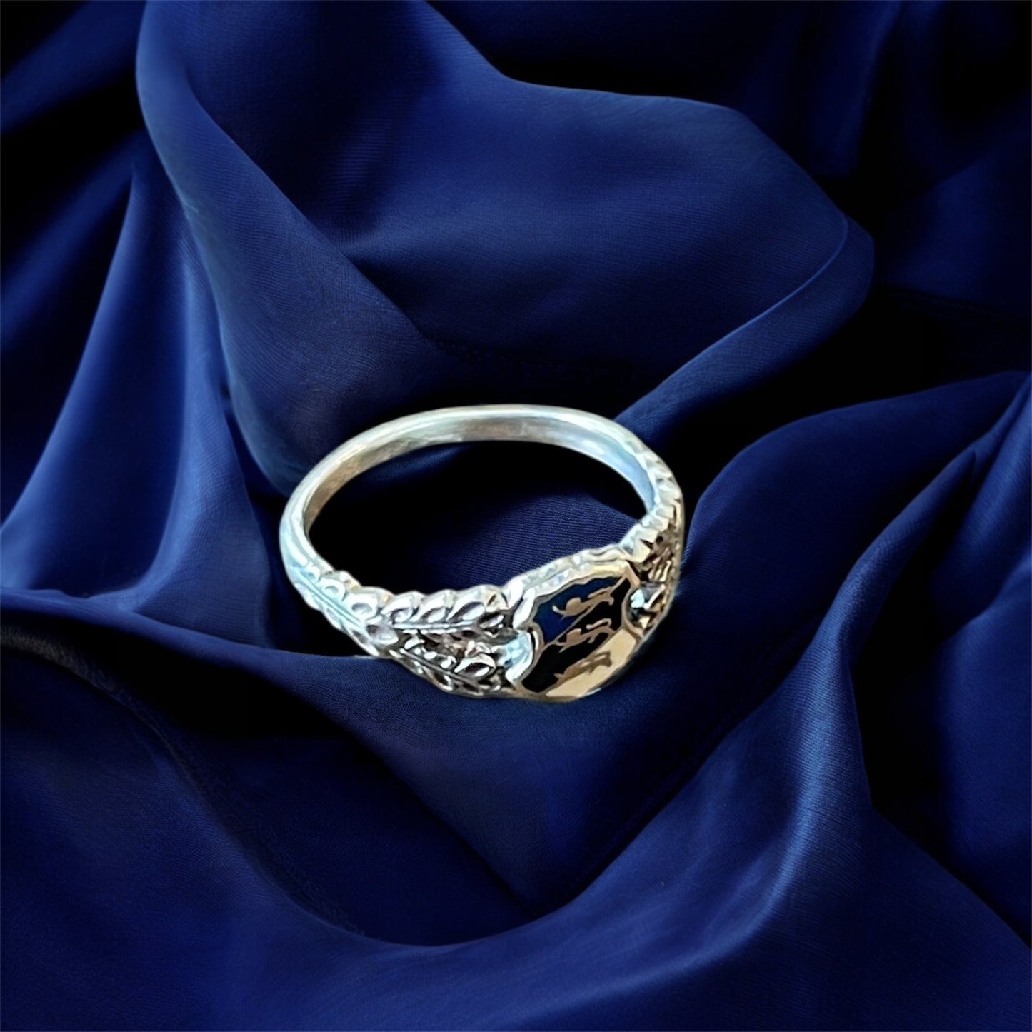 Estonian | Coat of Arms Ladies Ring - 925 Sterling Silver