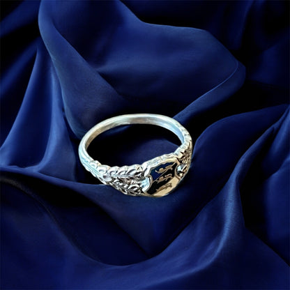 Estonian | Coat of Arms Ladies Ring - 925 Sterling Silver