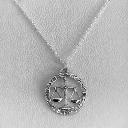 Harmony Libra Necklace - 925 Sterling Silver