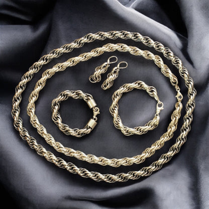 Estonian | Regular Knotted Braid Earrings - 925 Sterling Silver