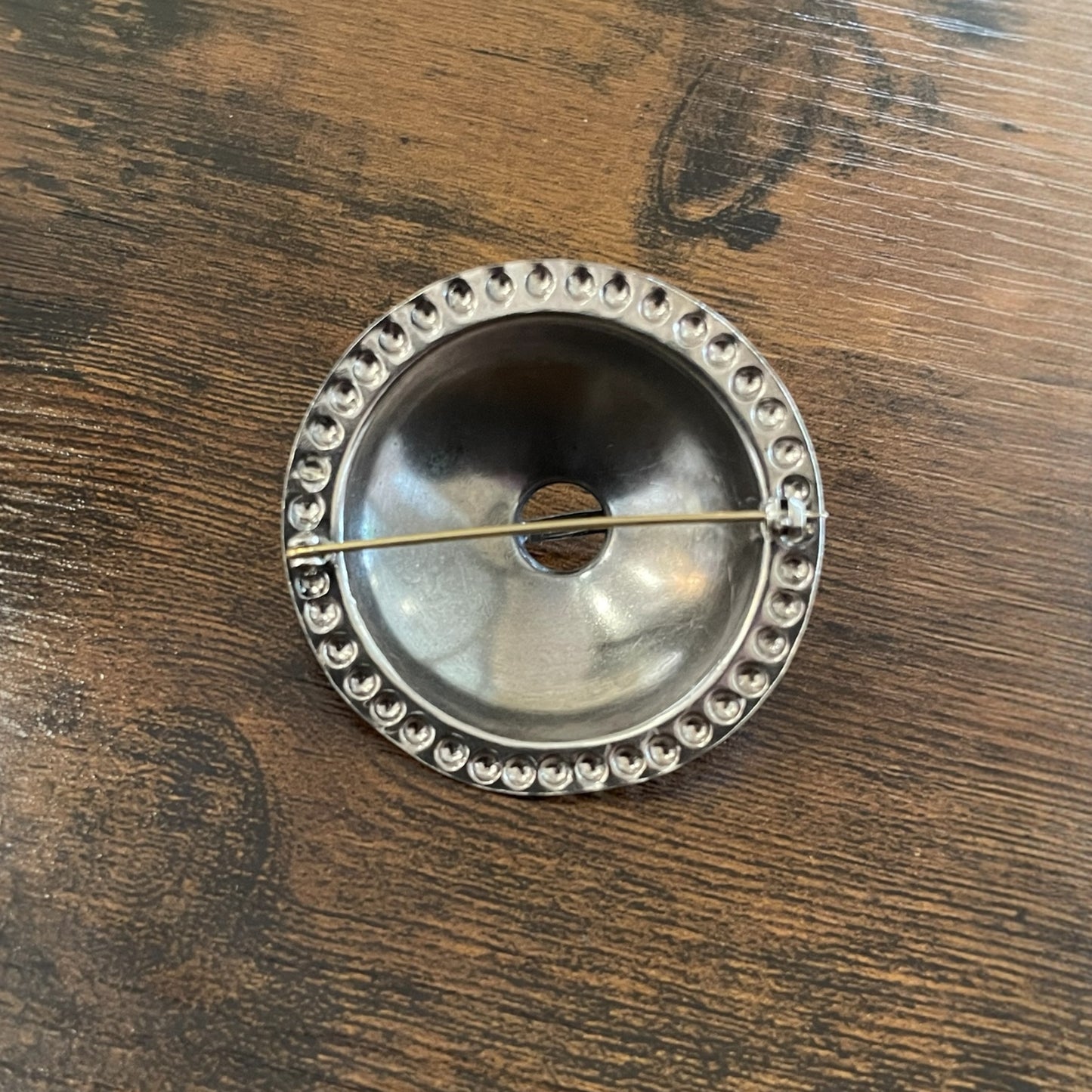 Estonian | Large Shield Brooch - 925 Sterling Silver
