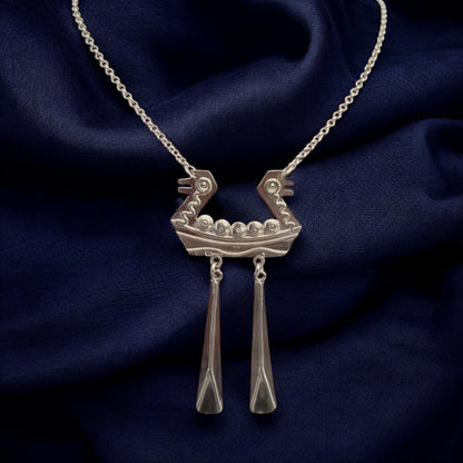 Estonian | Viking Paddle Necklace - 925 Sterling Silver