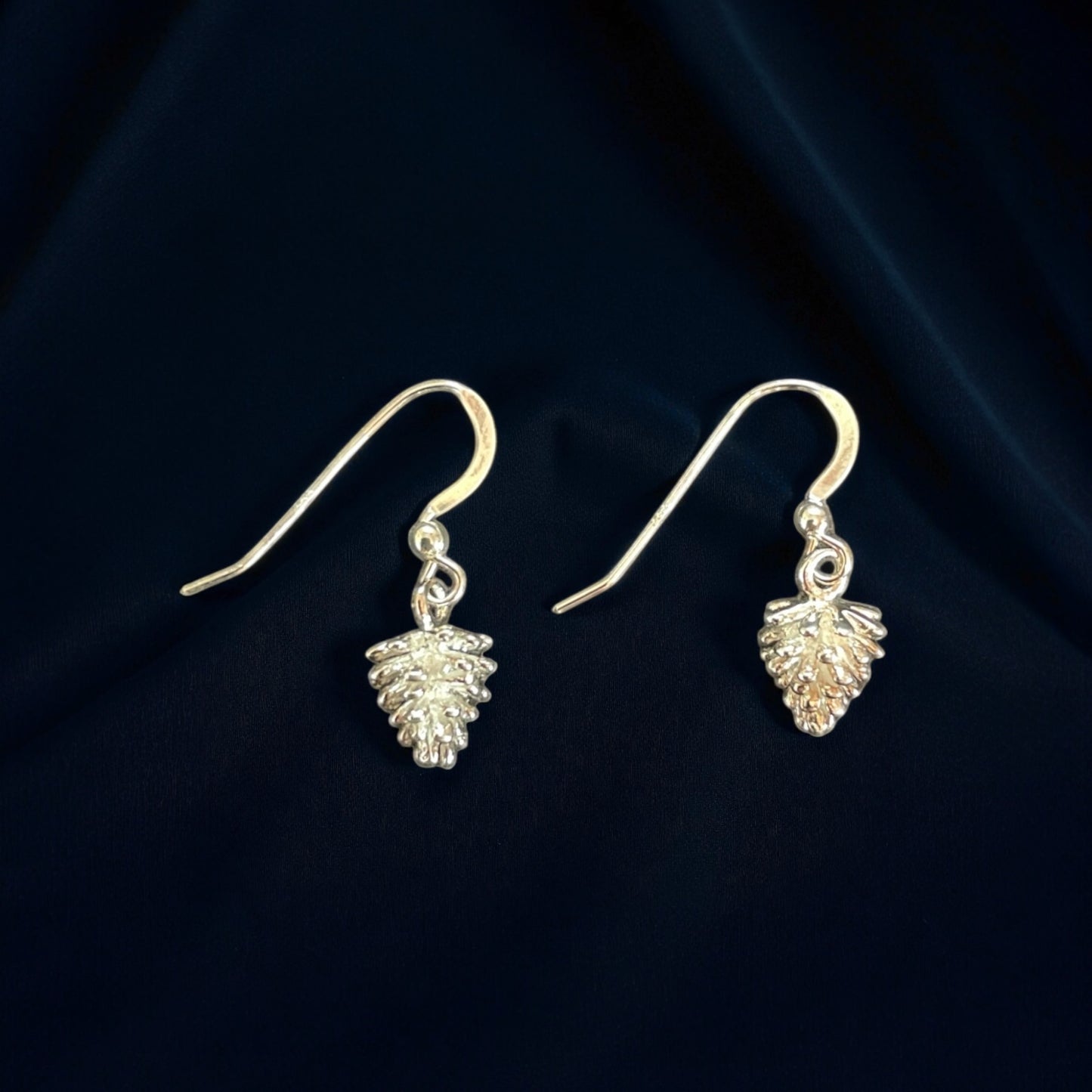 Christmas | Pinecone Earrings - 925 Sterling Silver