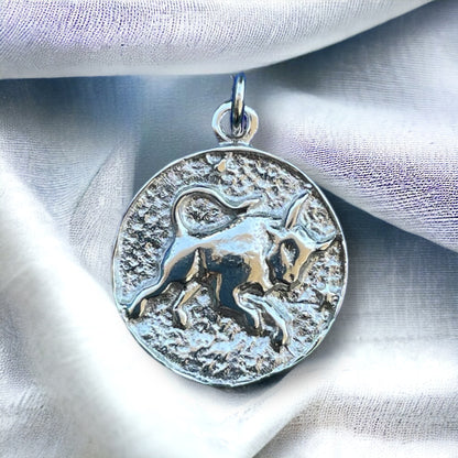 Taurus Pendant - 925 Sterling Silver