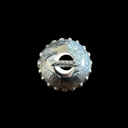 Estonian | Small Shield Brooch - 925 Sterling Silver
