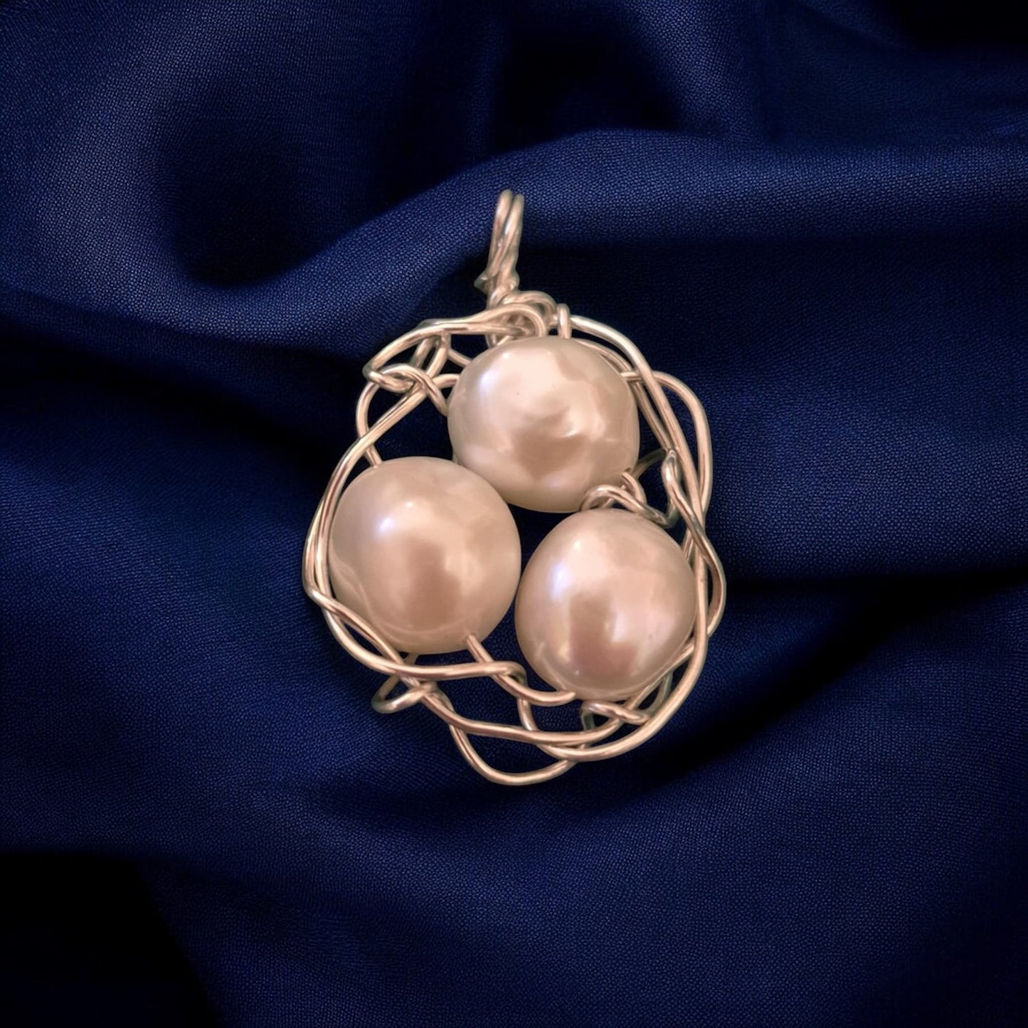 Cultured Pearls | Nest of Life Necklace - 925 Sterling Silver or 14K Gold Fill