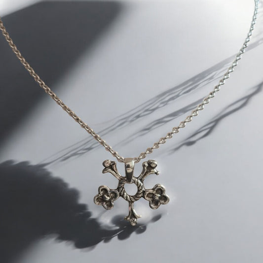 Estonian | Floral Necklace - 925 Sterling Silver