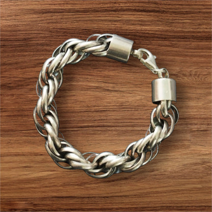 Estonian | Knotted Braid Bracelet - Sterling Silver
