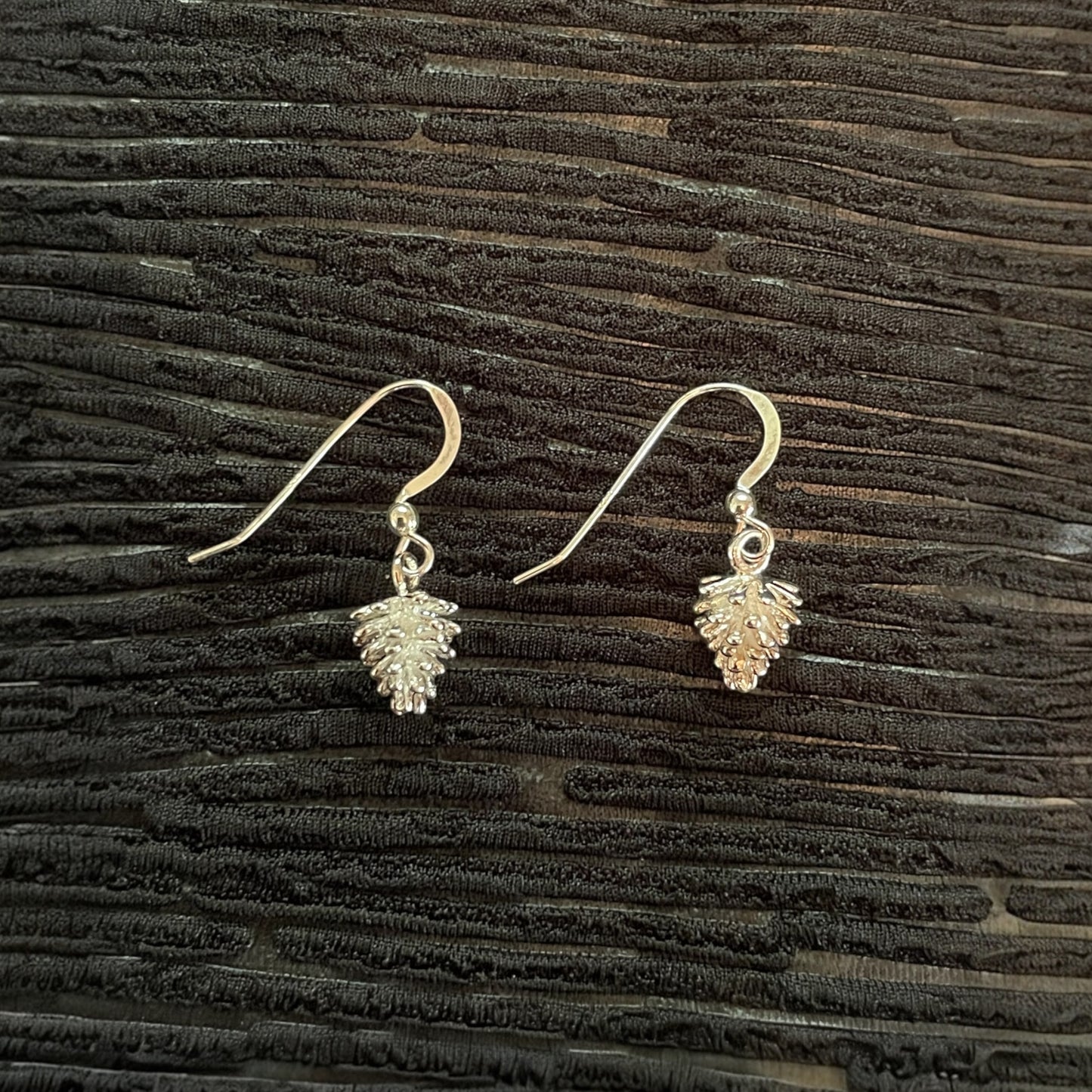 Christmas | Pinecone Earrings - 925 Sterling Silver