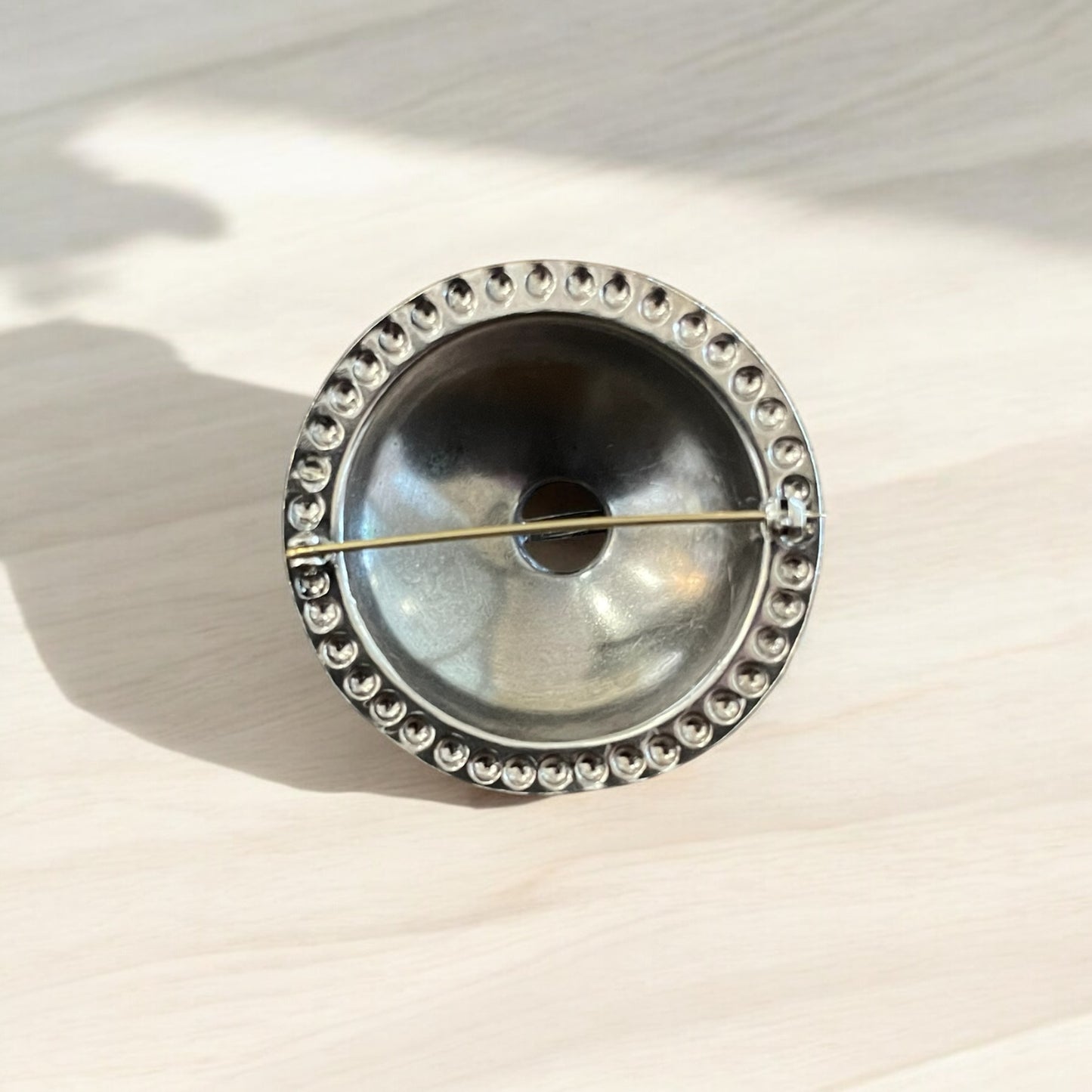 Estonian | Large Shield Brooch - 925 Sterling Silver