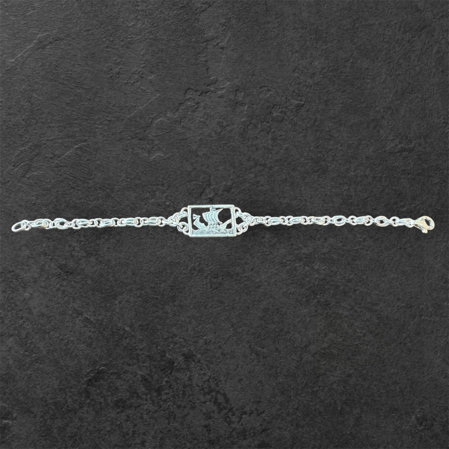 Estonian | Viking Boat Bracelet - Sterling Silver
