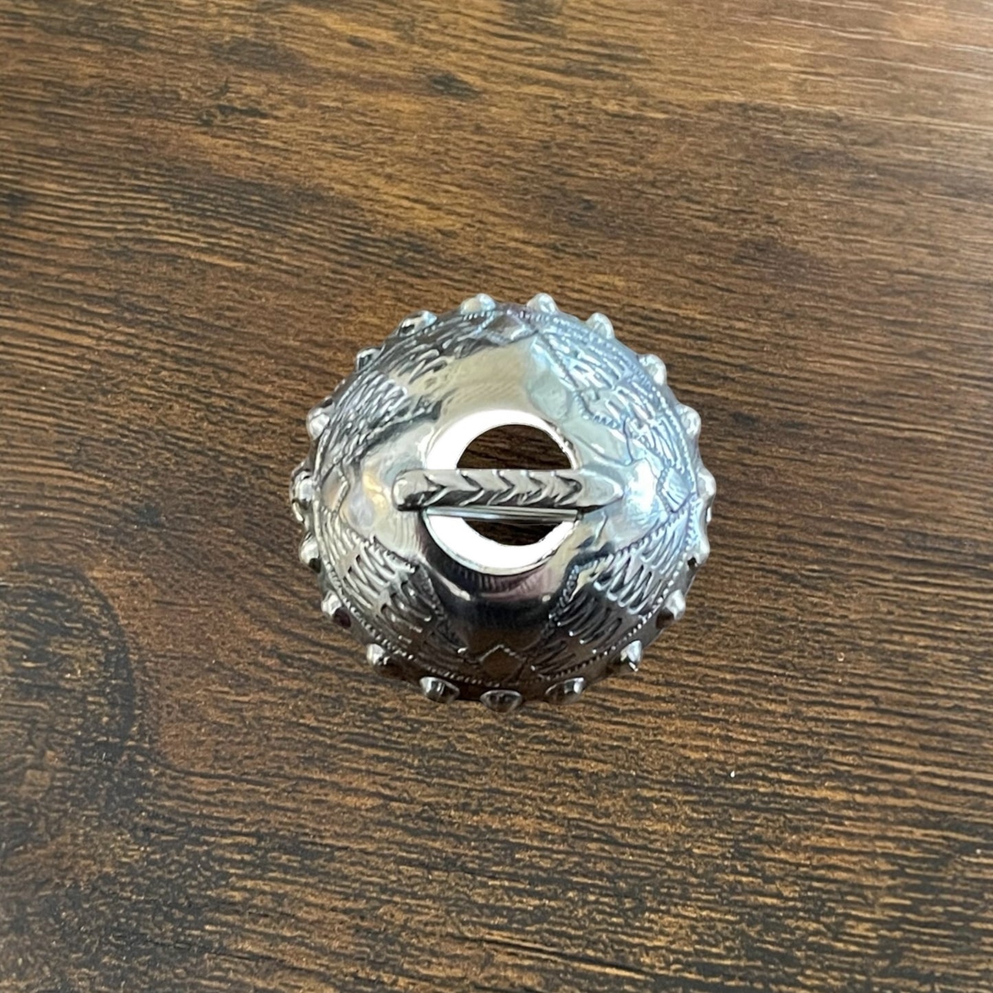 Estonian | Small Shield Brooch - 925 Sterling Silver