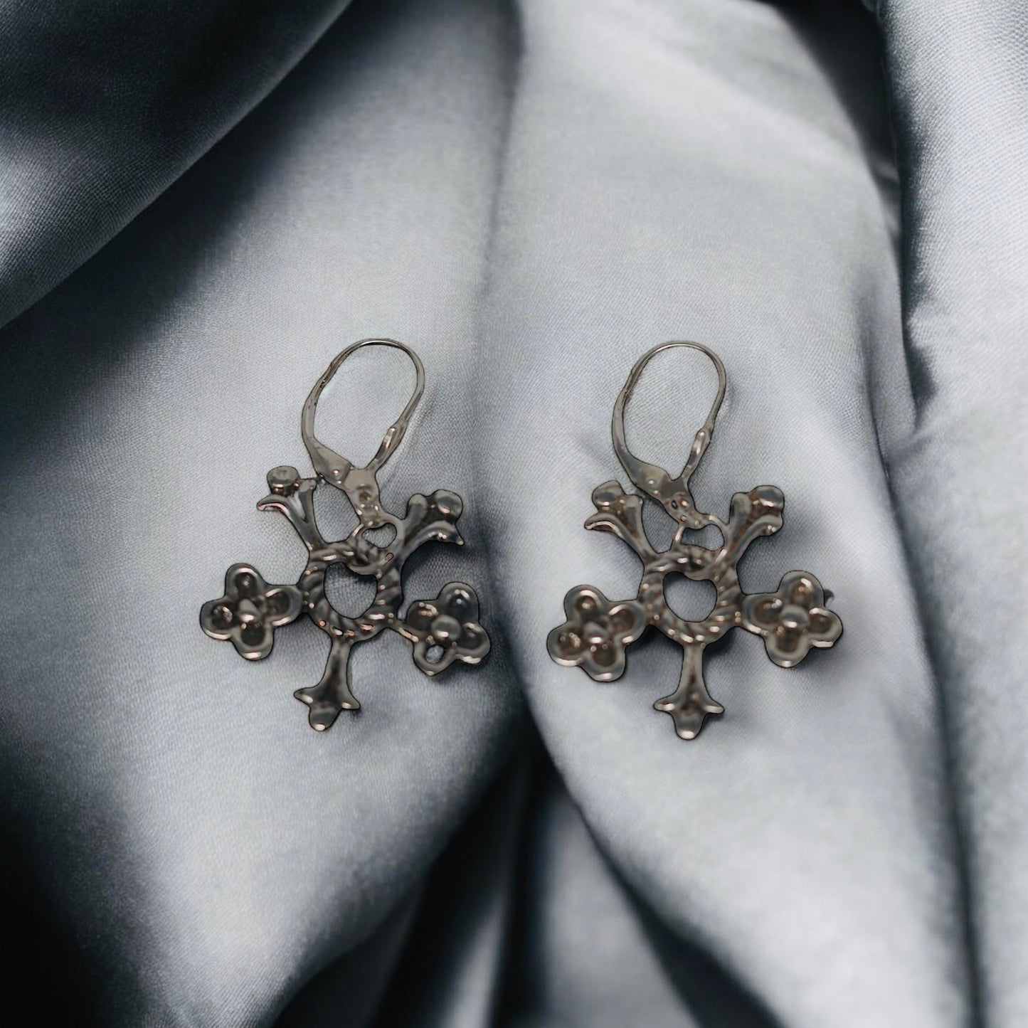 Estonian | Floral Earrings - 925 Sterling Silver