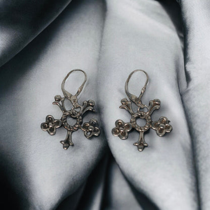 Estonian | Floral Earrings - 925 Sterling Silver