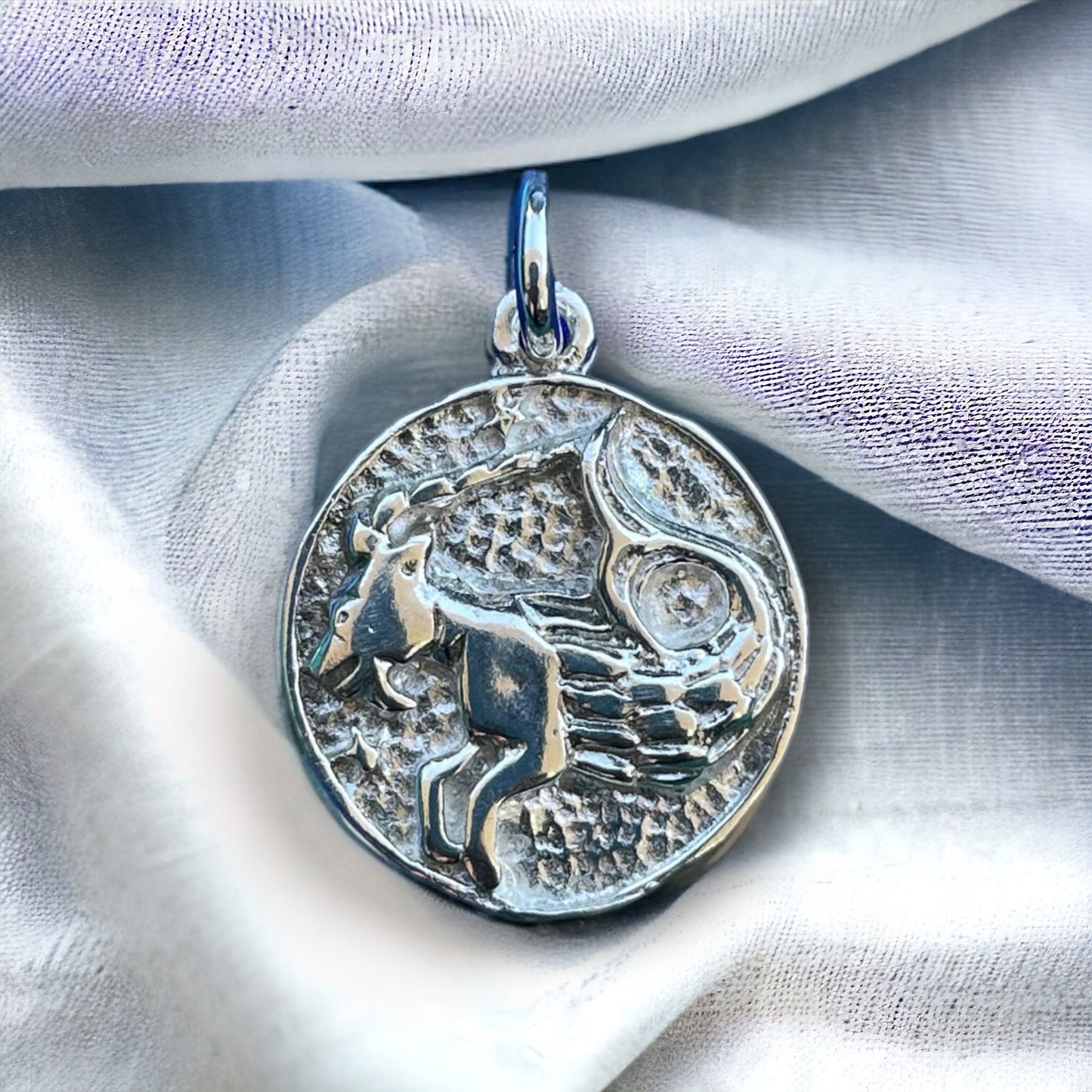 Capricorn Pendant - 9k Solid Gold