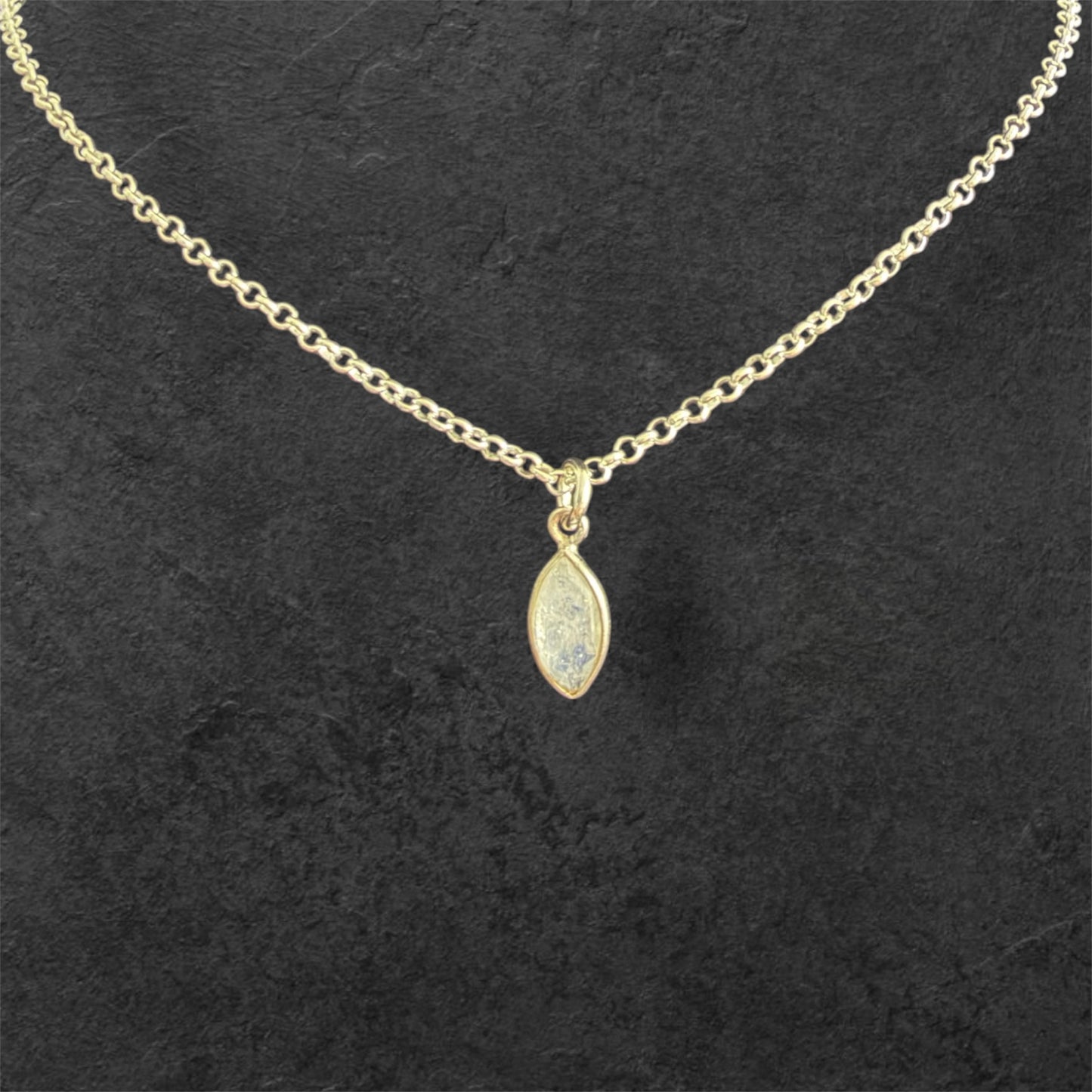 Birthstone Teardrop | Necklace - 925 Sterling Silver