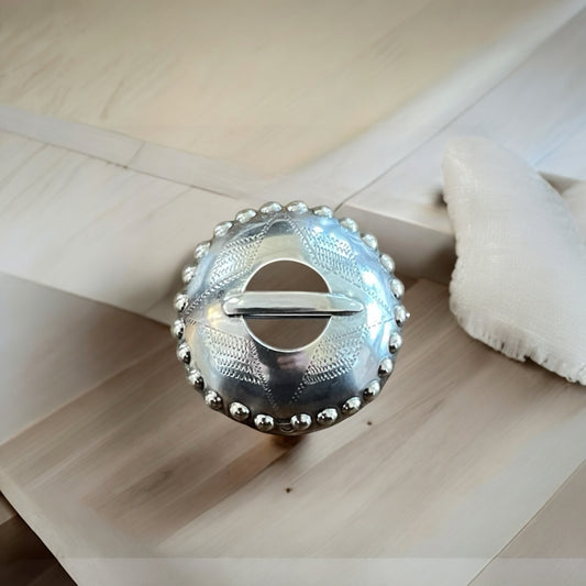 Estonian | Medium Shield Brooch - 925 Sterling Silver
